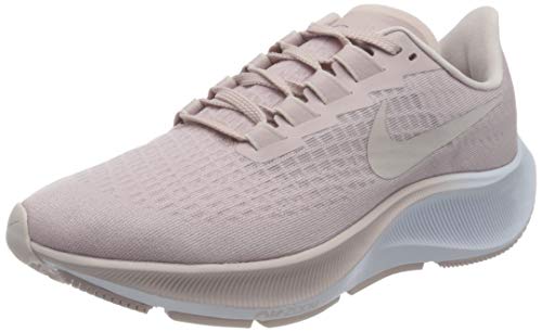 Nike Wmns Air Zoom Pegasus 37, Zapatillas para Correr Mujer, Champagne/Barely Rose/White, 38.5 EU
