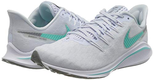 Nike Wmns Air Zoom Vomero 14, Zapatilla de Correr Mujer, Fútbol Gris/Aurora Verde/Blanco, 40 EU