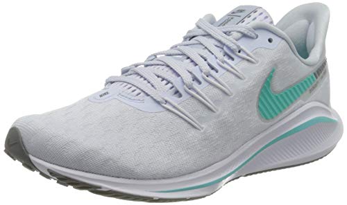 Nike Wmns Air Zoom Vomero 14, Zapatilla de Correr Mujer, Fútbol Gris/Aurora Verde/Blanco, 40 EU