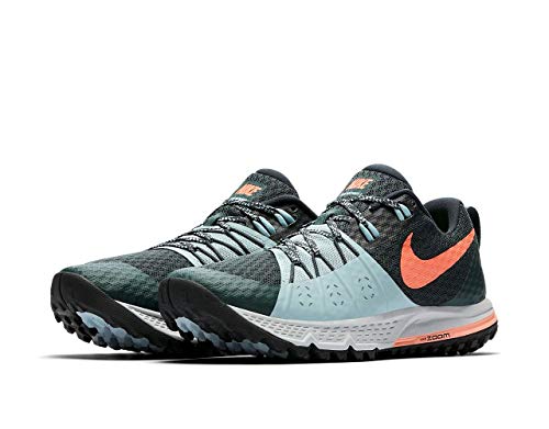 Nike Wmns Air Zoom Wildhorse 4, Zapatillas de Running para Mujer, Verde (Jungla Intenso/Océano Felicidad/Azul Marino Militar/Carmesí Pulso 301), 36 EU