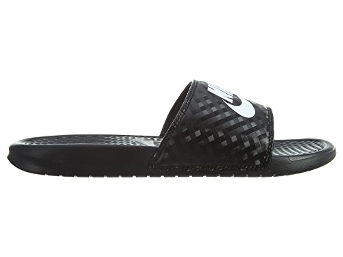 Nike Wmns Benassi JDI, Chanclas Mujer, Negro (Black/White 011), Numeric_36_Point_5 EU