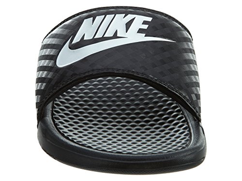 Nike Wmns Benassi JDI, Chanclas Mujer, Negro (Black/White 011), Numeric_40_Point_5 EU