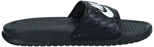 Nike Wmns Benassi JDI, Chanclas Mujer, Negro (Black/White 011), Numeric_44_Point_5 EU