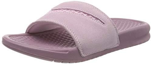 Nike Wmns Benassi JDI LTR Se, Zapatos de Playa y Piscina para Mujer, Multicolor (Pink Foam/Pink Foam/Plum Dust 600), 36.5 EU