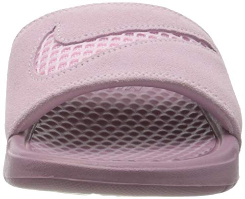 Nike Wmns Benassi JDI LTR Se, Zapatos de Playa y Piscina para Mujer, Multicolor (Pink Foam/Pink Foam/Plum Dust 600), 38 EU