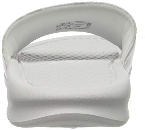 Nike Wmns Benassi JDI Print, Zapatilla de Correr para Mujer, Summit Blanco/Spruce Aura/Iced Lilac, 36.5 EU