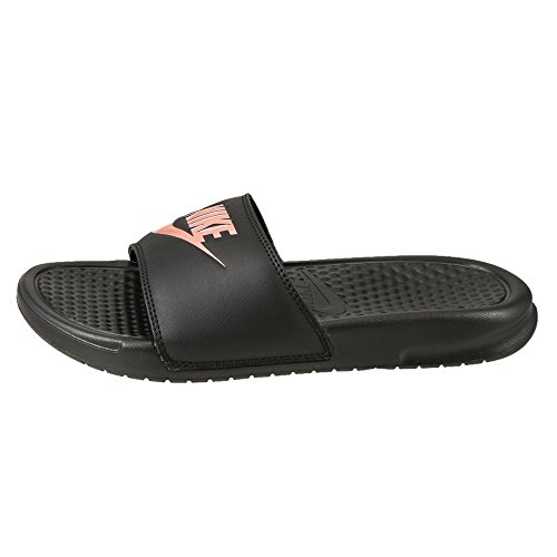 Nike Wmns Benassi JDI, Sandal Mujer, Black Rose Gold, 35.5 EU