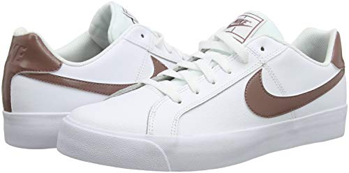 Nike Wmns Court Royale AC, Zapatillas de Gimnasia para Mujer, Blanco (White/Smokey Mauve 101), 40.5 EU