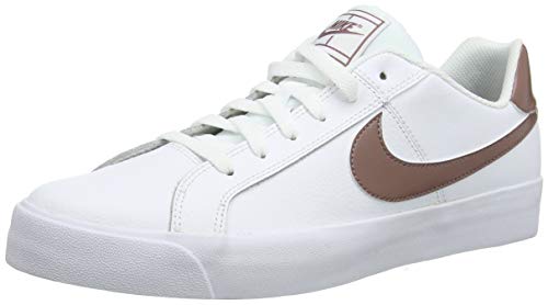 Nike Wmns Court Royale AC, Zapatillas de Gimnasia para Mujer, Blanco (White/Smokey Mauve 101), 40.5 EU