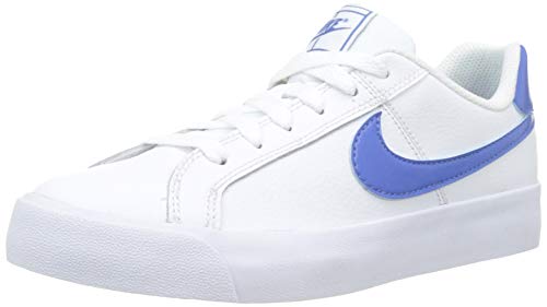 Nike Wmns Court Royale AC, Zapatillas de Tenis para Mujer, Multicolor (White/Mountain Blue 100), 38 EU