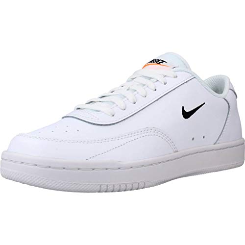 Nike Wmns Court Vintage, Zapatillas de Gimnasio Mujer, White/Black-Total Orange, 39 EU