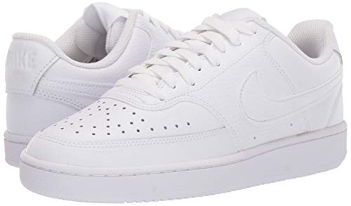 Nike Wmns Court Vision Low, Zapatillas de Baloncesto Mujer, Multicolor (White/White/White 100), 36 EU
