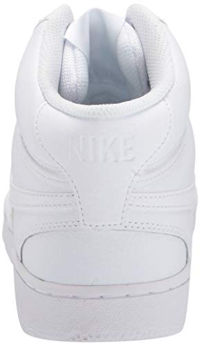 Nike Wmns Court Vision Mid, Zapatillas de Deporte Mujer, Blanco (White/White/White 100), 39 EU