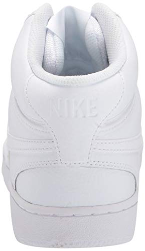 Nike Wmns Court Vision Mid, Zapatillas de Deporte Mujer, Blanco (White/White/White 100), 41 EU