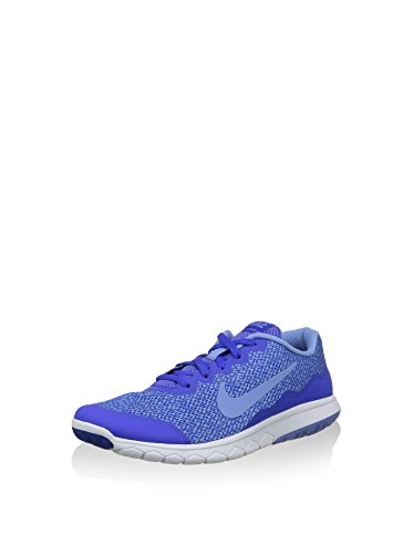 Nike Wmns Flex Experience RN 4 Prem, Zapatillas de Running para Mujer, Azul (Racer Blue/Chalk Blue-White), 36 EU