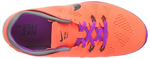 Nike Wmns Free 5.0 TR Fit 5, Zapatillas de Running Mujer, Multicolor (Red/Black), 36.5 EU