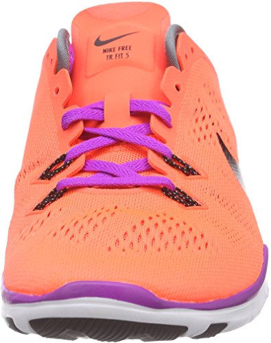Nike Wmns Free 5.0 TR Fit 5, Zapatillas de Running Mujer, Multicolor (Red/Black), 36.5 EU