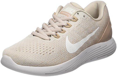 Nike Wmns Lunarglide 9, Zapatillas de Running Mujer, Beige (Arena Desierto/Arena/Gris Vasto/Vela 005), 36.5 EU