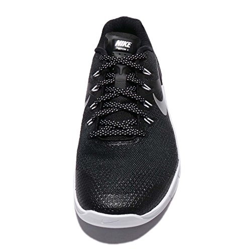 Nike Wmns Metcon 4, Zapatillas de Gimnasia Mujer, Negro (Black/Metallic Silver/White/Volt Glow 001), 42.5 EU