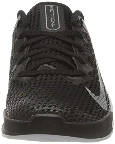 Nike Wmns Metcon 6, Zapatillas Deportivas Mujer, Black Mtlc Silver Mtlc Silver, 38 EU