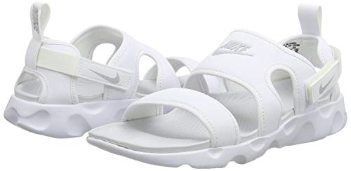 Nike Wmns Owaysis Sandal, Zapatillas Mujer, White/Pure Platinum, 39 EU