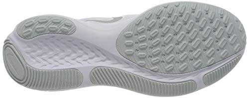 Nike Wmns React Miler, Zapatillas de Running Mujer, Color Blanco Metalizado y Plateado, 38 EU