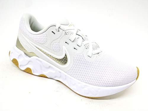 Nike Wmns Renew Ride 2, Zapatillas para Correr Mujer, Platinum Tint Mtlc Gold Star White Gum Lt Brown, 40 EU