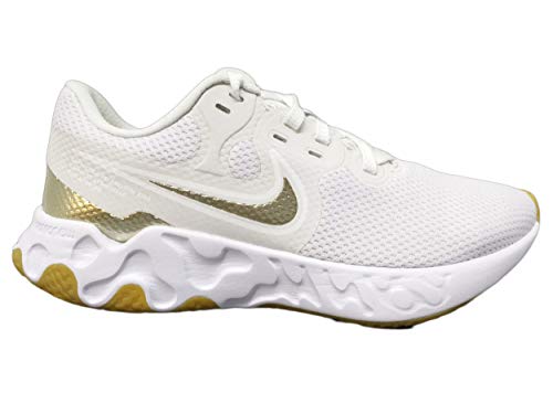 Nike Wmns Renew Ride 2, Zapatillas para Correr Mujer, Platinum Tint Mtlc Gold Star White Gum Lt Brown, 40 EU