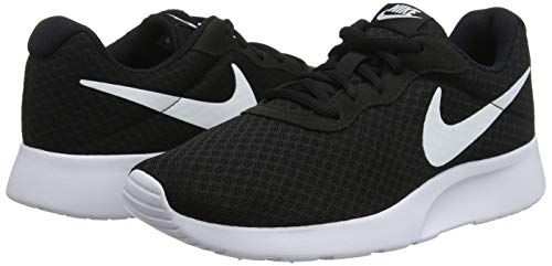 Nike Wmns Tanjun, Zapatillas de Running Mujer, Negro (Black/White 011), 44 EU