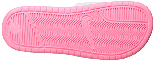 Nike Women's Benassi Just Do It. Sandal, Zapatos de Playa y Piscina para Mujer, Multicolor (Sunset Pulse/Teal Nebula-White 616), 38 EU
