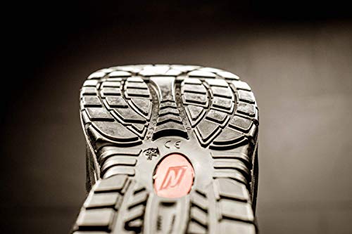 Nitras Pro Step 7213 S3 - Botas de trabajo con puntera de acero para hombre y mujer, color Negro, talla 49 EU