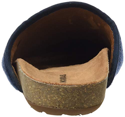 Nordikas Active, Zapatillas de Estar por casa con talón Abierto Hombre, Azul (Marino 010), 45 EU