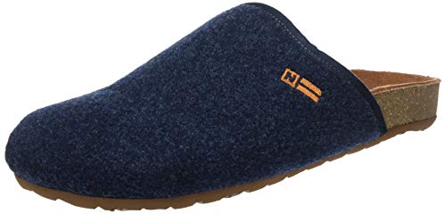 Nordikas Active, Zapatillas de Estar por casa con talón Abierto Hombre, Azul (Marino 010), 45 EU