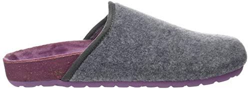 Nordikas Active, Zapatillas de Estar por casa con talón Abierto Mujer, Gris (Gris 007), 38 EU