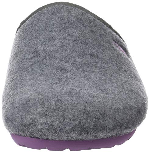 Nordikas Active, Zapatillas de Estar por casa con talón Abierto Mujer, Gris (Gris 007), 38 EU
