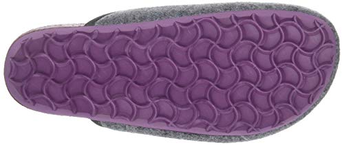 Nordikas Active, Zapatillas de Estar por casa con talón Abierto Mujer, Gris (Gris 007), 38 EU