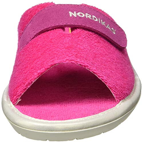 Nordikas D'Baño, Pantuflas Mujer, Fresa, 36 EU