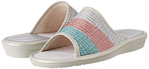 Nordikas D'Baño, Pantuflas Mujer, Multicolor, 40 EU