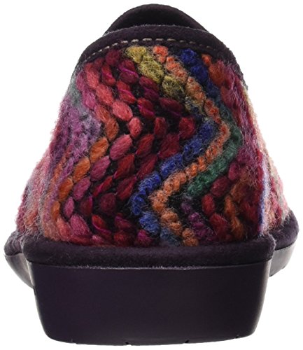 Nordikas Top Line, Zapatillas de Estar por casa para Mujer, Rojo (Rubí), 36 EU