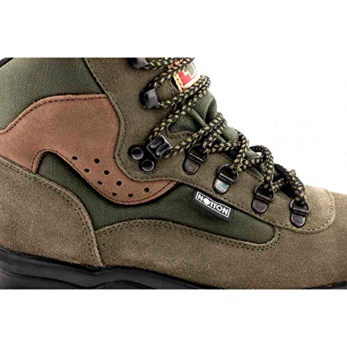 NOTTON 755 Botas Trekking - Cuero para: Hombre Color: Verde Talla: 43