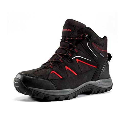 N/P Men's Waterproof Hiking Shoe Light Trekking Boots, color Negro, talla 44 EU