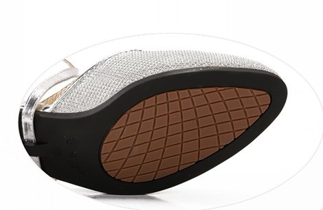 OCHENTA Mujer Bailarina Zapatos Punta Cerrada Moda Zapatilla de Ballet para Plateado Al Aire Libre EU 39