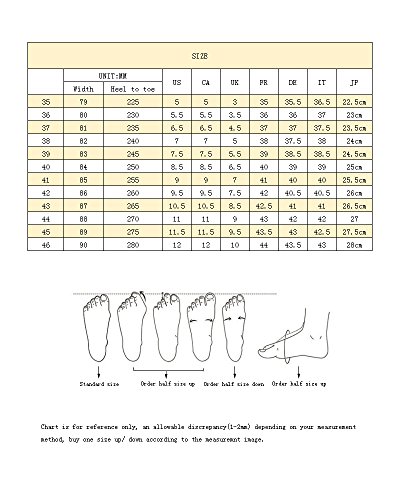 Ochenta - Zapato de tacón alto con plataforma y correa para el tobillo, para mujer, color, talla 42.5 EU