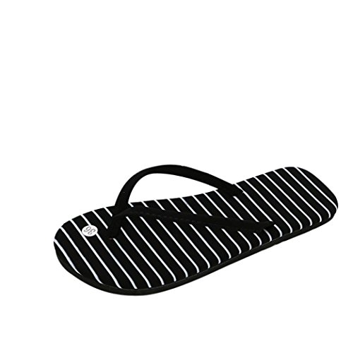 OHQ Sandalias De Mujer Sra. Chanclas Planas Café Negro Chanclas De Verano para Mujeres Zapatos Sandalias Zapatillas De Interior Y Exterior Chanclas Sandalias Romanas Elegante Barato (36, Negro#2)