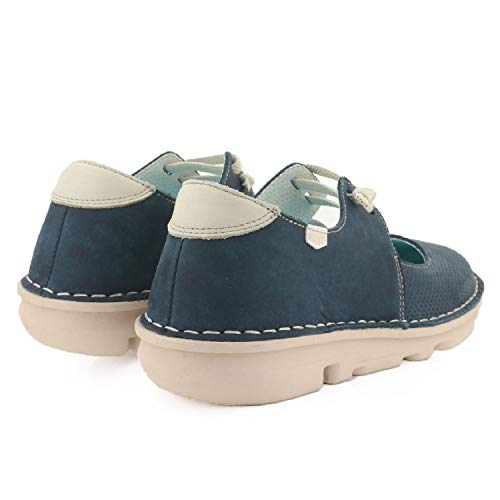 On Foot Francesita Elasticos Nubuck 30100 Marino Leather - EU 39