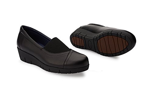 Oneflex Marie Negro - Zapatos anatómicos Profesionales cómodos para Mujer- Talla 39