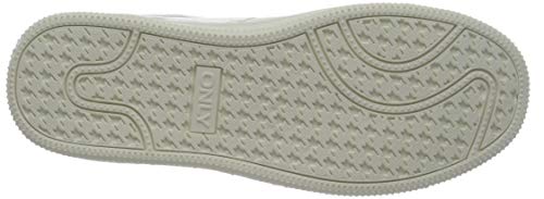 ONLY ONLSHILO-32 PU Croc Sneaker, Zapatillas Mujer, Blanco, 40 EU