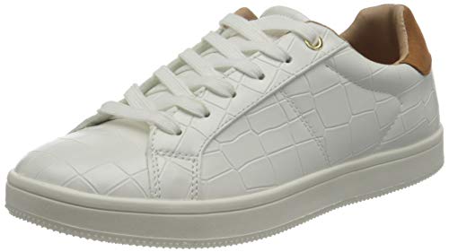 ONLY ONLSHILO-32 PU Croc Sneaker, Zapatillas Mujer, Blanco, 40 EU