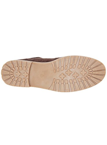 oodji Ultra Mujer Botas de Ante Sintético con Flecos, Marrón, 37 EU / 4 UK