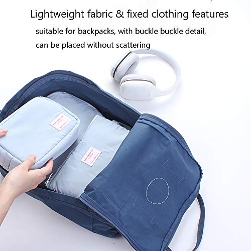 Organizador De Equipaje Impermeable Organizadores De Viajes para Maletas Bolsas Organizador Maleta Bolsas Almacenamiento De Viaje Conjunto Ropa Interior Zapatos Cosméticos Accesorios 10pcs